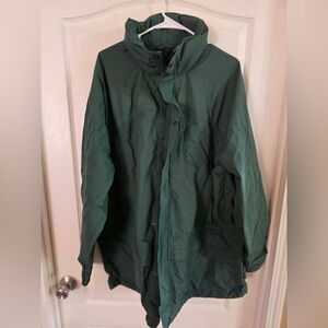 L.L. Bean Full Zip Hooded Green Men’s Jacket XL
